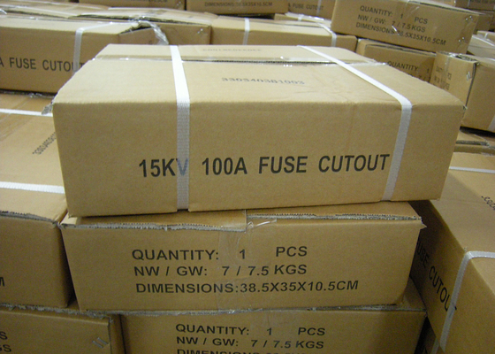 15KV Drop-out Fuse Cut-out สําหรับการกระจายพลังงานที่ยาวนาน ด้วยระยะทาง 600mm