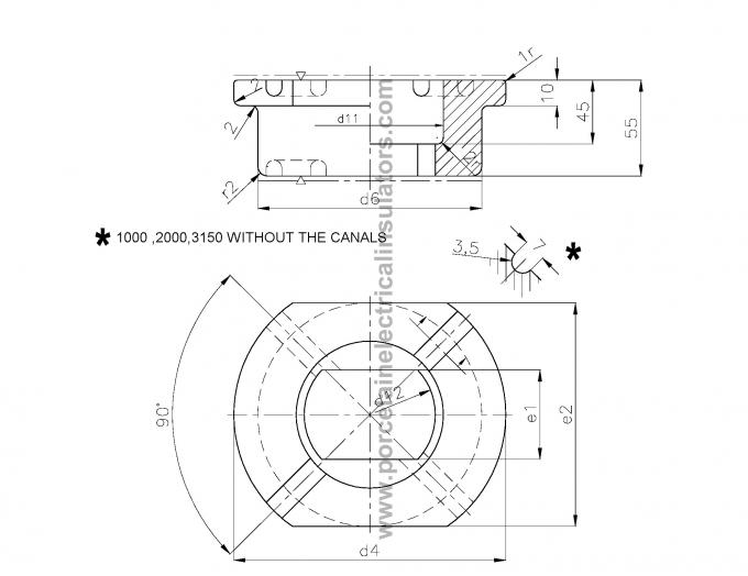 B-42539 การฉนวนสลักเกลียว transformator LV