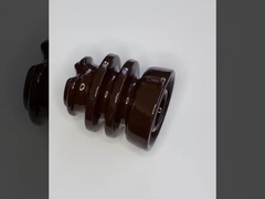 ANSI Standard 55-4 Pin Type Insulators สีน้ําตาล พร้อมกระจกไร้วิทยุ